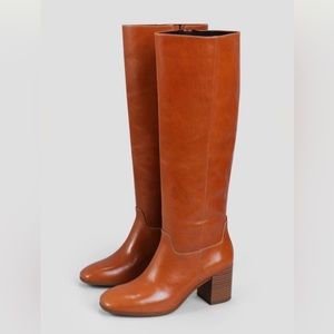 Vagabond Shoemakers Nicole Tall Boots Brown Leather Knee High US SZ 7 EUR 37